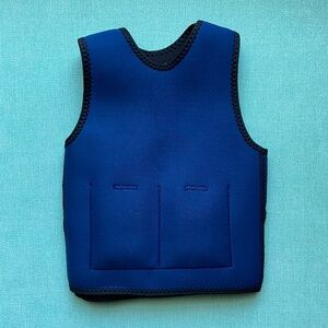 SPECIAL SUPPLIES WEIGHTED VEST SIZE TODDLERS XS AUTISM SPECIAL NEEDS -  BLUE